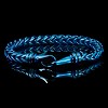 Crucible Men's Polished Franco Chain Steel Bracelet (6mm Wide) - 8" - 3 of 4