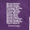Men's - Forrest Gump - Bubbas Shrimp List Short Sleeve Graphic T-Shirt - 2 of 4