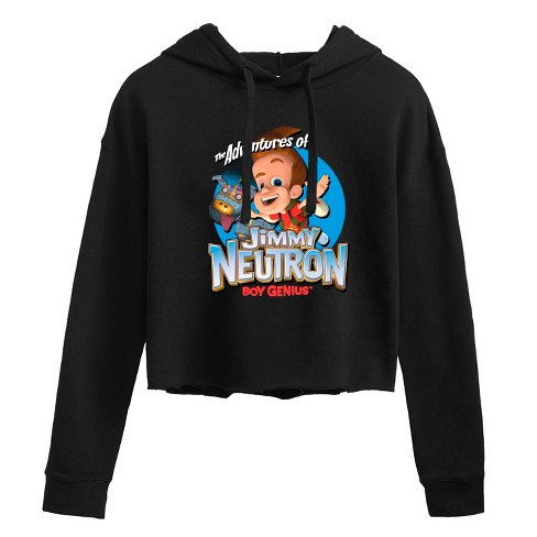 Women's - Jimmy Neutron - Boy Genius Cropped Graphic Hoodie - image 1 of 3