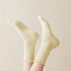 Alilang Women's Summer Ribbed Ankle Socks with Bow Embroidery Casual 5Pk - 3 of 4