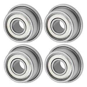 Unique Bargains Chrome Steel Durable Multipurpose Use Flanged Ball Bearing - 1 of 4