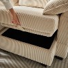 NicBex 113.5 Inch Modular Sectiona Sofa,U Shaped Convertible Corduroy Couch with Storage Ottoman for Living Room,Apartment,Office,Beige - 4 of 4