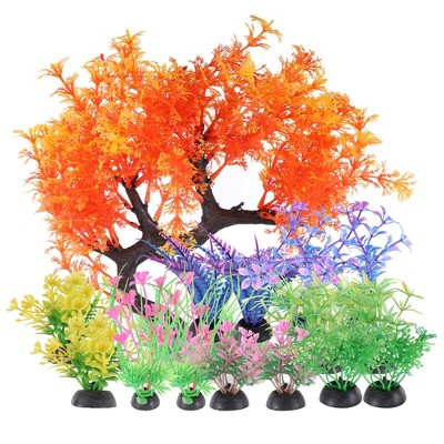 Unique Bargains Aquarium Plants Ornament Fish Tank Plant Artificial Aquarium Plants 15 Pcs