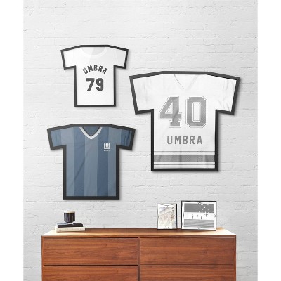 Classic Black Acrylic Wall-Mounted T-Shirt Display Frame