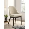 Coaster,Reseda Upholstered Dining Side Chair Oatmeal (Set of 2) - 2 of 4