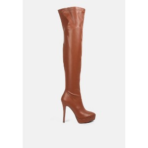 Confetti Stretch Pu High Heel Long Boots Women - 1 of 4