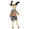 Ganz 21.0 Inch Reindeer Shelf Sitter Set Christmas , Boy Girl Antlers (2PC) - 2 of 3