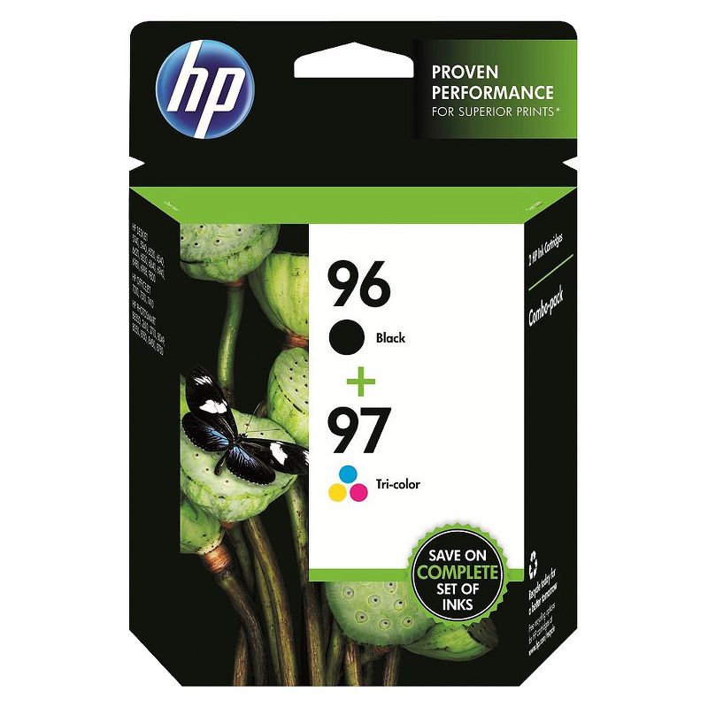 HP 96/97 2pk Ink Cartridges - Black, Tri-color (C9353FN#140), 1 of 2