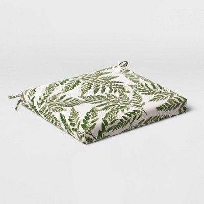 Woven Outdoor Seat Cushion DuraSeason Fabric™ Ferns - Threshold™