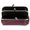 Buxton Women's Vegan Leather Triple Frame Coin Purse Wallet - 2 of 3