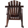 Cesicia Wooden Porch Rocker Chair, Patio Rocking Chair - 4 of 4
