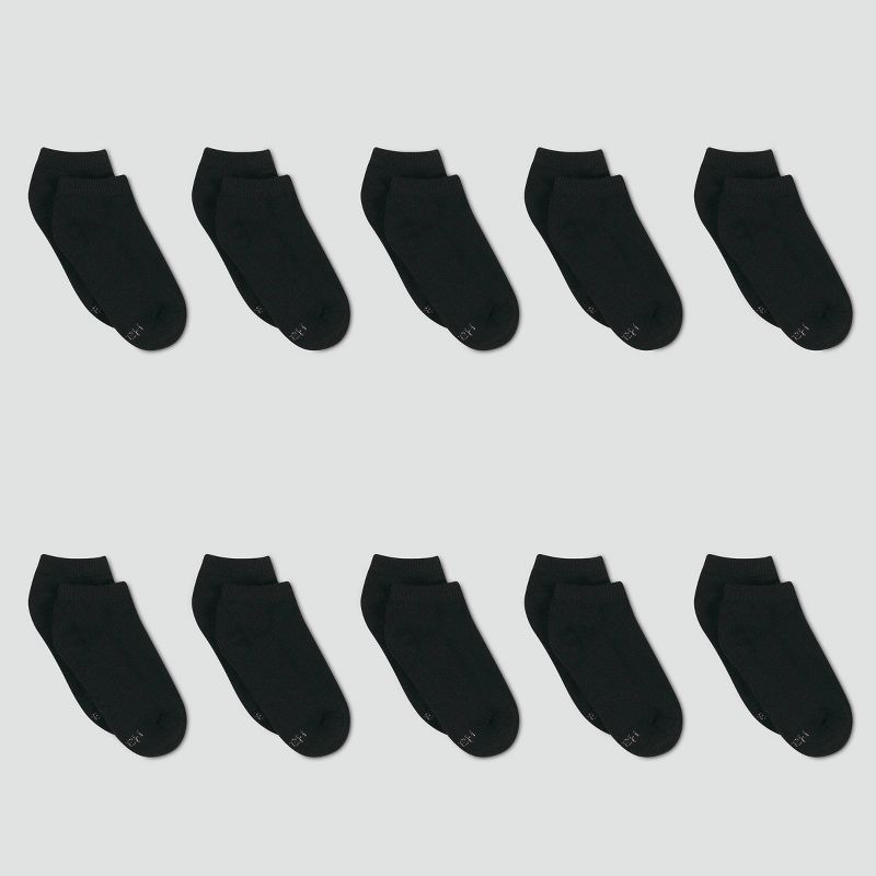 Hanes Women's 10pk Cushioned Low Cut Socks - 5-9, 3 of 5