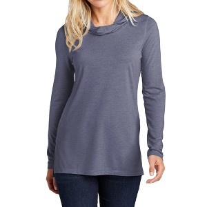 Mafoose Ladies Soft and Color Locking PosiCharge Tri-Blend Moisture-Wicking Long Sleeve Hoodie - 1 of 4