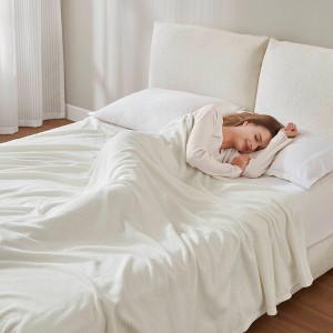 NicBex Full/Queen Polyester Cooling Blanket with Anti-Pilling Face,Soft Cold Blanket for Bedroom - 1 of 4