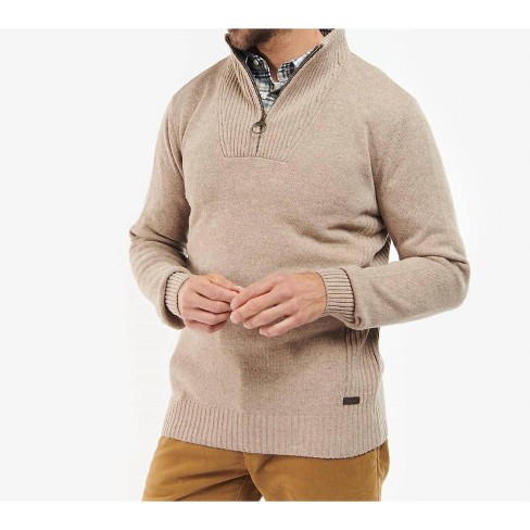 Men's barbour nelson half zip sweater on sale