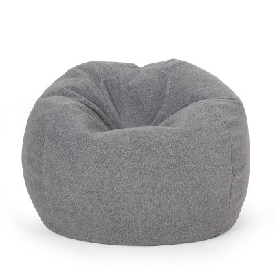 Wibaux Modern 3 Foot Shearling Bean Bag - Christopher Knight Home