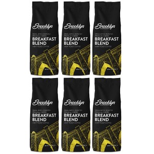 Brooklyn Beans Breakfast Blend, Light Roast, 6 pack  (72 ounces total) - 1 of 4