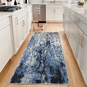 Area Rug Washable Rug Soft Abstract Non-Slip Area Rugs for Living Room, Bedroom, Dining Room, Home Office - 1 of 4