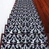 Sussexhome Floral Collection Anti-Slip Carpet Stair Treads, 9" X 28" - 2 of 4