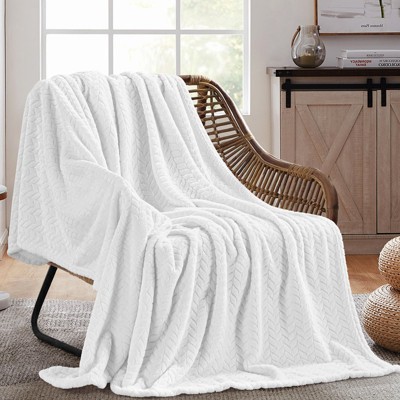 Inhand Flannel Throw Blanket, 50”x60” Super Soft Fuzzy Blanket for Couch Sofa Bed Office, Cozy Plush Lightweight Blanket Throw Size