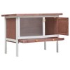VidaXL Outdoor Rabbit Hutch 1 Layer Brown Wood - 2 of 4