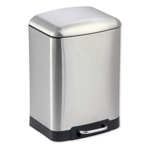 Hefty 52.2L Stainless Waste Step Trash Can