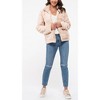 August Sky Women's Faux Fur Collared Puffer Jacket - 4 of 4