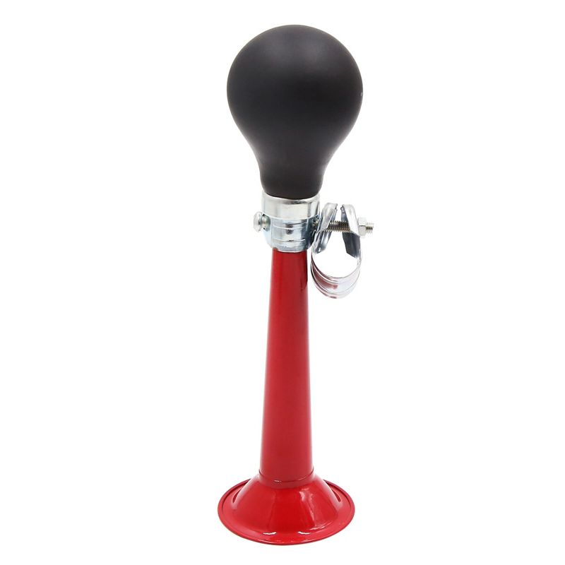 Unique Bargains Bicycle Air Horn Hooter Bugle Squeeze Rubber Bulb Trumpet Bell Bike Bells Red 8" x 2.3" 1 Pc, 4 of 7