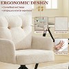 DYHOME Dining Chairs Set of 6, Mid Century Modern Swivel Dining Chairs with Arm, Upholstered Accent Chair for Kitchen Dining Living Room - 4 of 4