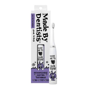 Made by Dentists Kids' Rechargeable Electric Toothbrush with 2 Replacement Toothbrush Heads and Charger - Alien - 1 of 4