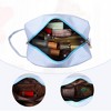 Unique Bargains Travel Personalized Make Up Bag Blue 1 Pc - 2 of 4