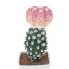 Unique Bargains Artificial Plants Mushroom-Top Cactus in Pot Plastic 3.03"x3.03"x7.87" 1 Pcs - 4 of 4