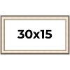 PosterPalooza | Panoramic Contemporary Silver Frame - UV Acrylic, Foam Board Backing, Hanging Hardware - 2 of 4
