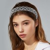 Unique Bargains Women's Bling Rhinestone Headband 0.79 Inch Wide 1 Pc - 2 of 4