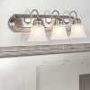 Yosemite Home Decor 4993-SN 3-Light Bathroom Vanity, Satin Nickel, 24-Inch - 3 of 4