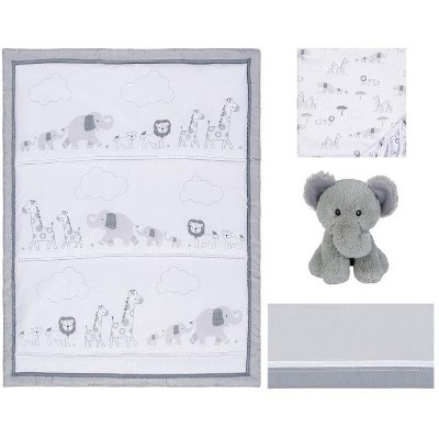 Image of Sammy & Lou Follow the Leader Baby Nursery Crib Bedding Set - 4pc
