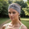 Unique Bargains Comfortable Cross Knitted Headband 1 Pc - 2 of 4