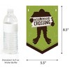 Big Dot of Happiness Sasquatch Crossing - Bigfoot Birthday Party Bunting Banner - Birthday Party Decorations - Happy Birthday - 2 of 4