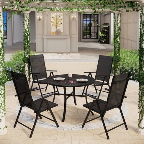 Target black cheap patio chairs