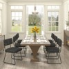 Aheaplus Dining Chairs Set of 2/4/6/8, Tufted Velvet Upholstered Metal Side Chair - 2 of 4