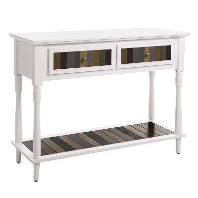 white console table target