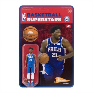 NBA Philadelphia 76ers 3.75" ReAction Action Figure - Joel Embid - 1 of 3
