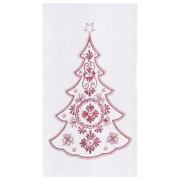 VHC BRANDS Gregor Red Black White Seasonal Christmas Tree Plaid Cotton Kitchen  Tea Towel Set (Set of 3) 84079 - The Home Depot