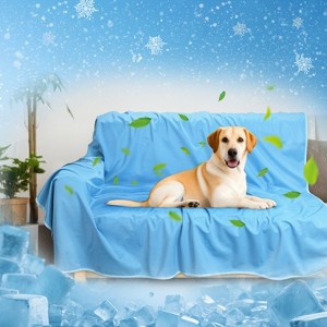 Kritter Planet Waterproof Cooling Blanket for Dogs, Reversible Leak-Proof Couch Bed Cover, Furniture Protector, Washable Comfortable Pet Blanket - 1 of 4