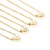 Turandoss S925 Sterling Silver Heart Initial Necklace for Women Girls, 18K Gold Letter Pendant Necklace, Gold Jewelry for Women, Gifts for Girls, 16+3 - 2 of 4