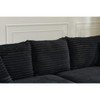 NicBex Couches for Living Room Modern Sectional Couch Flexible Combinations Corduroy Upholstered 2-seater Sofa Couch with Footstool - 2 of 4