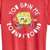 Women's - SpongeBob SquarePants - You Spin me Round Dreidel Short Sleeve Graphic T-Shirt - 2 of 4