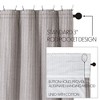 Florette Ruffled Shower Curtain 72x72 VHC Brands - 3 of 4