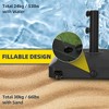 Patio Umbrella Base with Wheels, 53lbs Water or 66lbs Sand Filled, Heavy Duty Outdoor Umbrella Stand Holder - 4 of 4