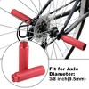 Unique Bargains Universal Aluminum Alloy BMX MTB Bike Bicycle for 3/8" Axles Rear Foot Pegs Footrests 1 Pair - 2 of 4